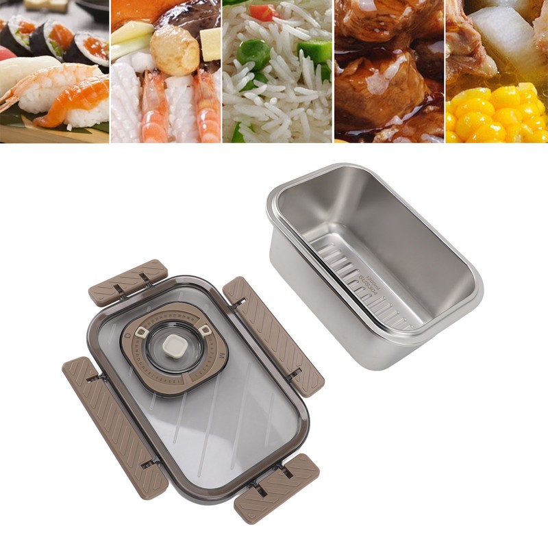 304 Stainless Steel Food Storage Container with Lid Leakproof Bento