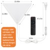 Zlierop Upgraded Corner Light with Remote Control, Dimmable Corner Lights