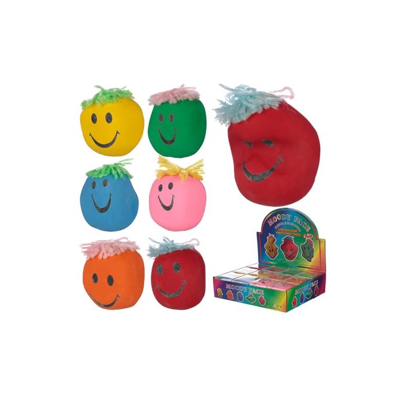 Puckator Colourful Squeezy Mood Head