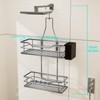 HapiRm Shower Caddy Hanging Organiser - 2 Tier Shower Organiser