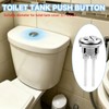 Pulsante Scarico WC Universale, Doppio Scarico, Kit Sostituzione, Compatibile Diametro