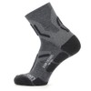 UYN Men's Socks, Mid Grey/Black