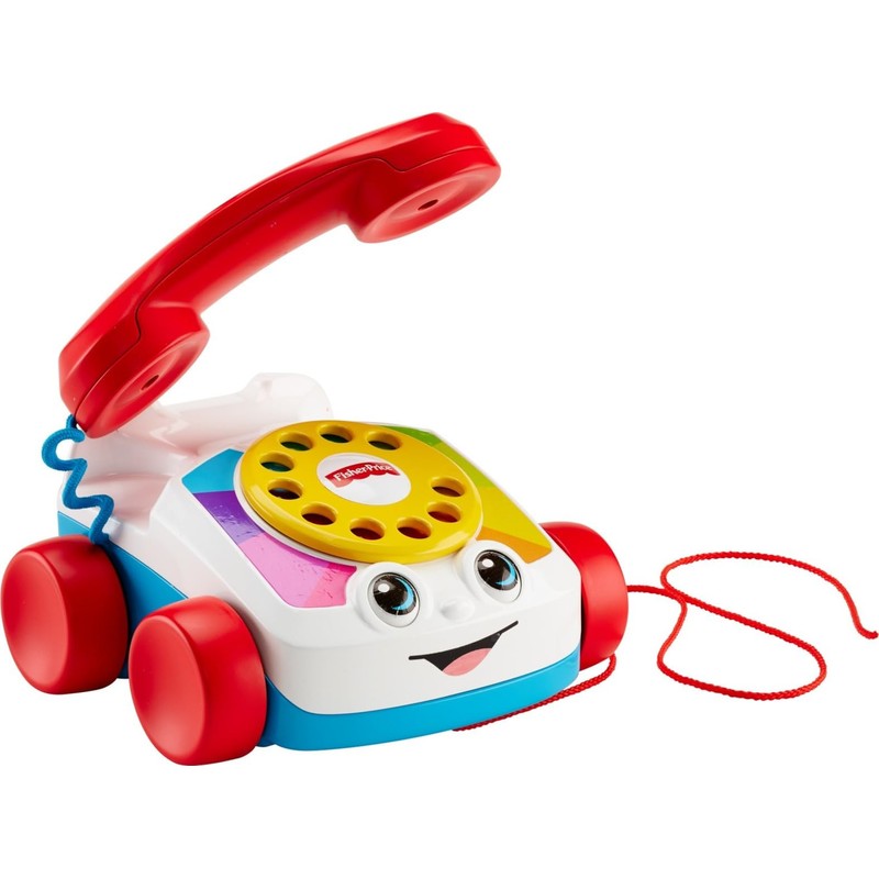 Fisher-Price Toddler Pull Toy Chatter Telephone Pretend Phone with Rotary
