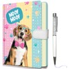 DWIYITTN Notebook with Pen, Hardcover Journal Notepad, 192 Pages Small