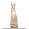 Discoveries Egyptian Imports Bastet Cat Goddess Statue - White -