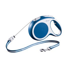 flexi VARIO Retractable Lead Cord, Small, 5 m, Anthracite for dogs up to 12kg