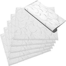 Erwin Müller Napkins "Remscheid" Pack of 6 Damask White Size 40 x 40 cm