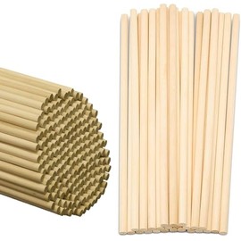 Perfect Stix - 4" x 1/4" Wooden Craft Dowel/DIY/Birchwood- Pack of 100ct