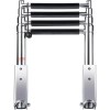 [United States ] Boat Telescopic 4 Step Ladder,Stainless Steel Swim