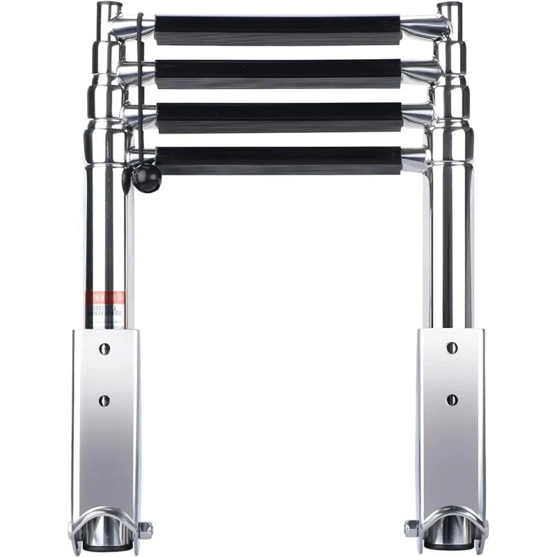 [United States ] Boat Telescopic 4 Step Ladder,Stainless Steel Swim