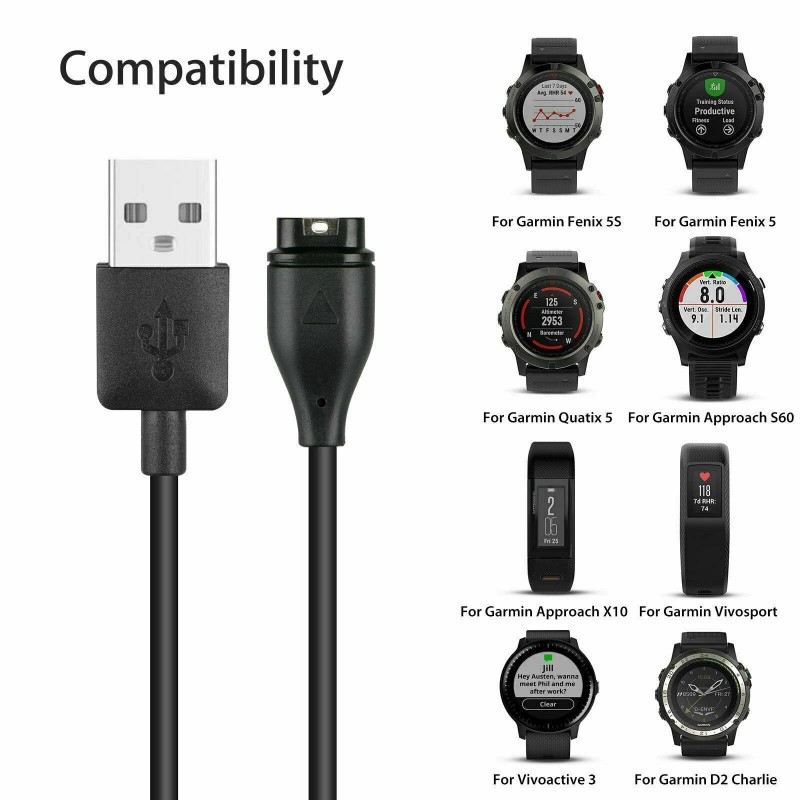 Garmin Forerunner 935 Charger Replacement Charging Charge Cable Cord USB