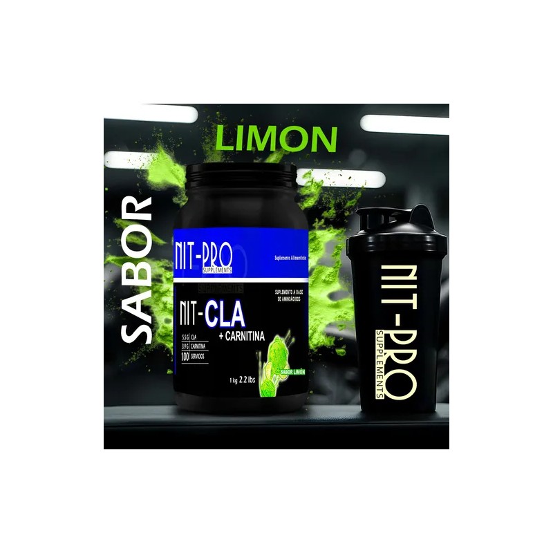Cla + Carnitina Suplemento Alimenticio 1kg Nit-pro 100servis