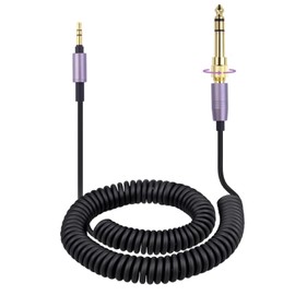 Saipomor WH-1000XM5 Cable Replacement Audio Coiled Cord Compatible with Sony WH-1000XM4 WH-1000XM3 WH-1000XM2 WH-XB910N WH-XB900N WH-XB700 WH-H910N WH-H900N WH-H810 WH-H800 WH-CH710N