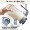 32oz Glass Pitcher with Lid & V-shaped Pour Spout -