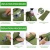 TurnWay Waterproof Lightweight Camping Sleeping Pad Foot Press Inflatable Pad