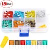 Nilight 120Pcs Mini ATM/APM Blade Fuses Assortment Kit
