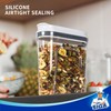 MR.SIGA Airtight Cereal Dispenser Set, Storage Containers for Dry Goods,