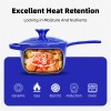 1.75QT Best-selling Household Cast Iron Enamel Pots Ceramic Non-stick Pans
