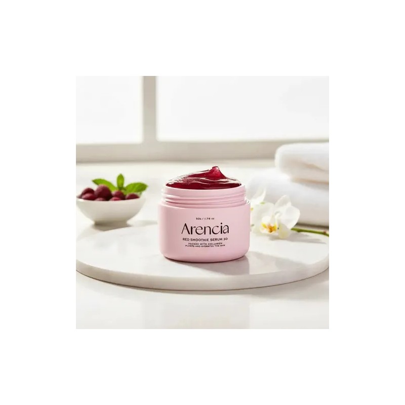 Arencia Overnight Red Smoothie 30 Face Mask Serum 50g