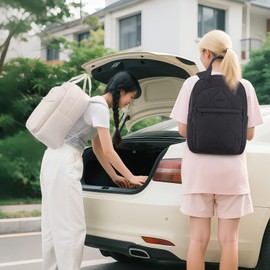 LOVEVOOK Laptop Backpack for Women,Fits for 15.6 Inch Laptop Bag.Puffer Daypack with Laptop-protective Padding.Lightweight Travel Backpack Purse,Work Backpack Woman for College,Commute and Travel