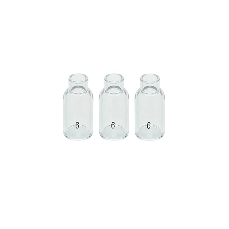 RIVERWELD TIG Glass Cups Clear Quartz Nozzle 54N16 6# 3/8"