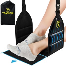 Airplane Foot Rest with Memory Foam Desk Foot Hammock Travel Foot Rest Foot and Heel Hammock Airplane Travel Accessories