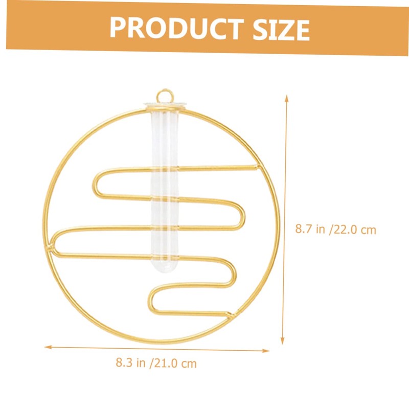 Sosoport Hydroponic Wall Vase Geometric Plant Holder Stylish Propagation Tube