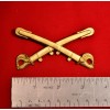 1858 CIVIL WAR FEDERAL/CSA CAVALRY KEPI & HAT CAP BADGE