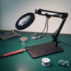 Magnifying Glass with Light and Stand, 3-in-1 Gooseneck Arms 3
