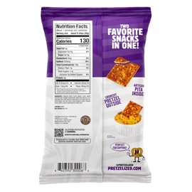 PRETZELIZED Snacks PRETZELIZED Pretzel Pita Chips, Everything Flavored, 7oz Bag (Pack of 12)