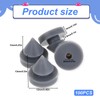 100 Pcs Metal Door Anti Collision Silencer - 1/2 Inch