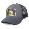 Homeland Tees Men's New York Flag Patch Trucker Hat -