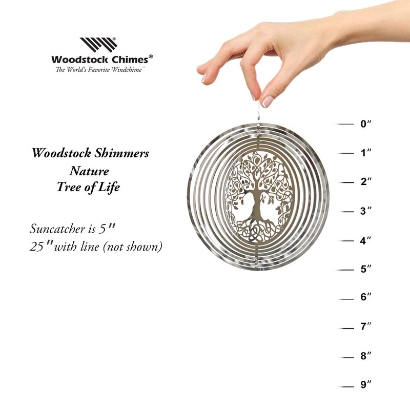 Woodstock Chimes Rainbow Makers Shimmers Suncatcher, Tree of Life