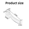 12 Pieces Valance Clips for Blind Clear Plastic Blinds Clips