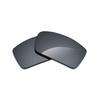 Alphax Black Chrome Polarized Replacement Lenses for Oakley Gascan OO9014