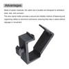 MECCANIXITY 4Pcs Single Slot Flat Cable Clamp 8, 13mm Mount