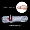 PATIKIL 4mm Tent Rope, 12 Pack 6.5ft Reflective Guyline Cord
