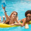 Floating Wine Glasses for Pool | 2 Set | Shatterproof