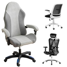 MEGYAD Gaming Chair Cover Chair Covers: Chair Cover Armchair Cover Office Chair Cover Removable Washable Universal Stretch Chair Covers Stretch Chair Covers for Computer Chairs Office Chair Swivel