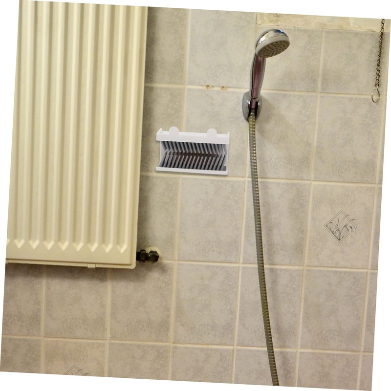 Operitacx Bathroom Hair Catcher Wall Mounted Reusable Shower Hair Trap
