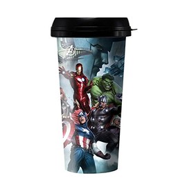 Funimation Avenger's with Loki Plastic Travel Mug