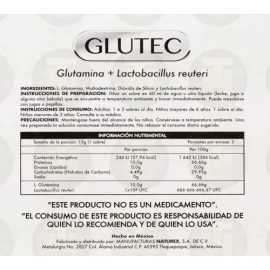 Glutec ( Glutamina  Lactobacillus ) Caja C3 Sobres Naturex                                                                                            