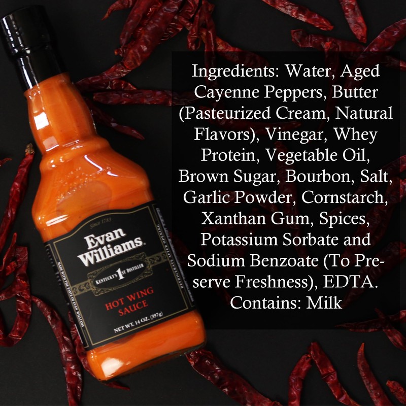 Evan Williams Hot Wing Sauce - 13.5 oz.