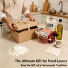 XINGYUEXUAN Manual Pasta Maker - Stainless Steel Noodle Machine with