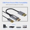 Fairikabe Active HDMI to Displayport Cable 4K60Hz [6.6FT/2M Uni-Directiona