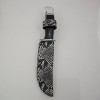 Buck Knives 119 Sheath Right Pull Faux Domino White python