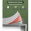 BARONAGE Recessed Toilet Paper Holder, 6" Built-in Toilet Paper Holders,
