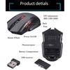 Ellenne Wireless Gaming Mouse 1200DPI 6 Buttons Optical Laptop Game