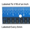 Victor EZ12PBL Plastic Dual Color 12 Inch Easy Read Ruler