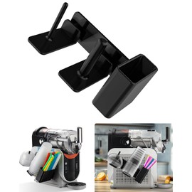 Cup Organizer for Ninja Slushie Machine FS301 & FS300-3-in-1 Side-Mounted Holder for Cups, Lids & Straws - Accessories for Ninja Slushie Machine